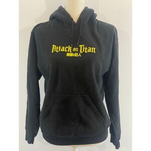 Attack on Titan Season 3 Hoodie Black Youth Size S Anime Manga Funimation Ripple